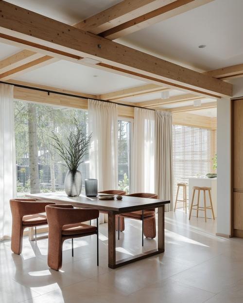 Практичный, функциональный, светлый - этот интерьер коттеджа доказывает: 01