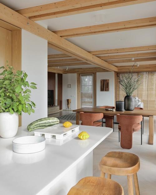 Практичный, функциональный, светлый - этот интерьер коттеджа доказывает: 02