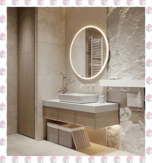 Необычные решения для обычной ванной комнаты. 06