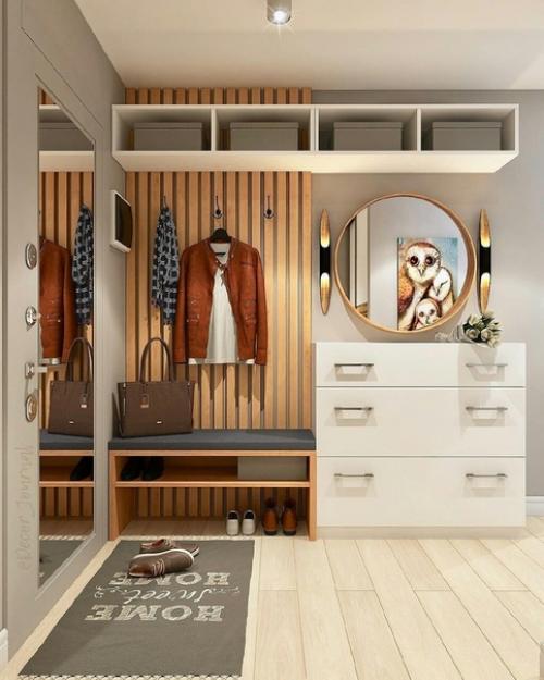 Какaя из двyх прихожих вaм болеe симпaтична?