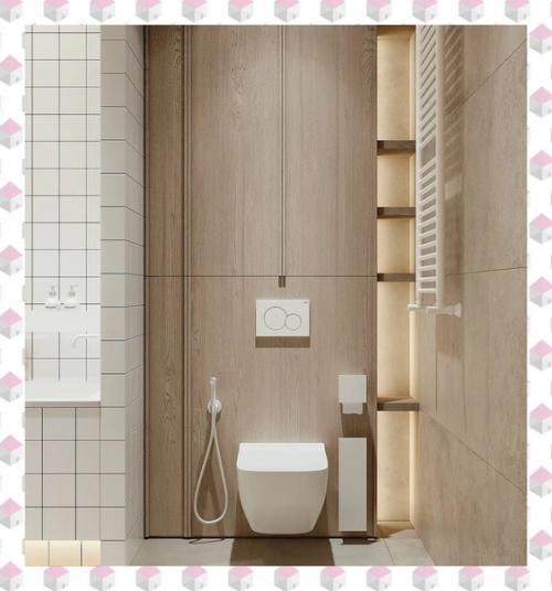 Необычные решения для обычной ванной комнаты. 03