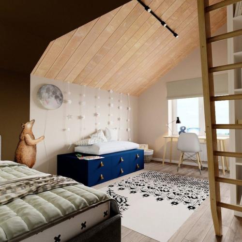 Оригинальное пространство дома в стиле эклектика. 05