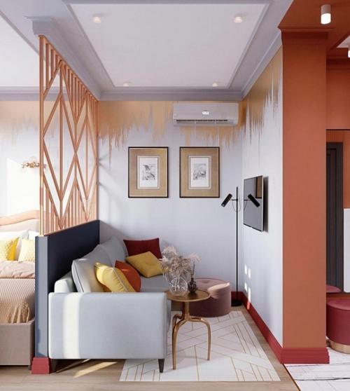 Проект студии.  Площадью 28, 5 кв. 06