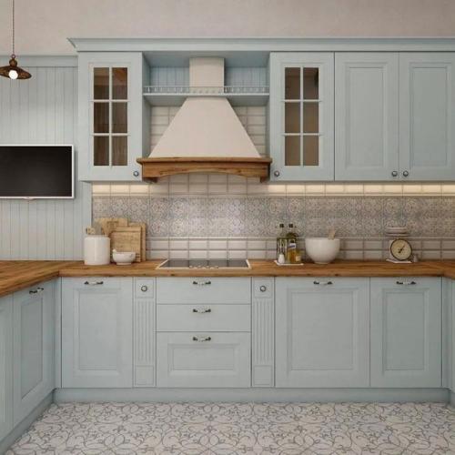 Потрясающие проект кухни в стиле Прованс. 02