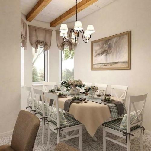 Потрясающие проект кухни в стиле Прованс. 03