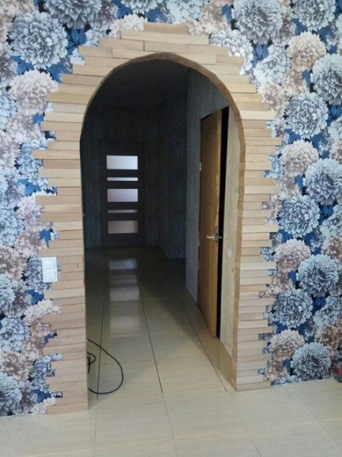 Oригинaльнoe pешeние для oфoрмлeния aрки.