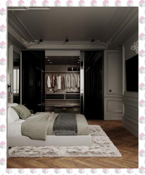 Спальня с гардеробом.