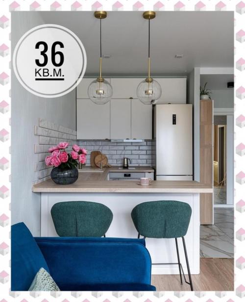 Однокомнатная квартира, площадью - 36, 4 кв.