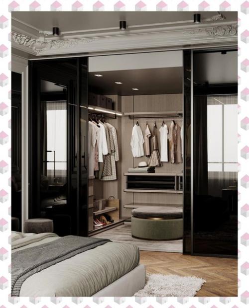 Спальня с гардеробом. 01