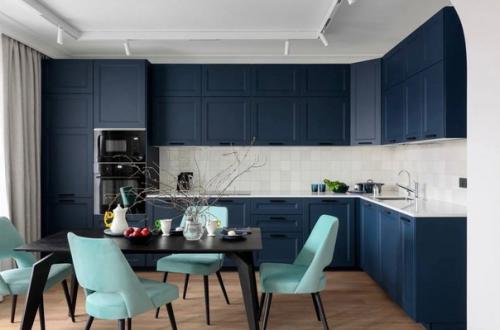 Интерьер с шикарными цветовыми решениями. 07