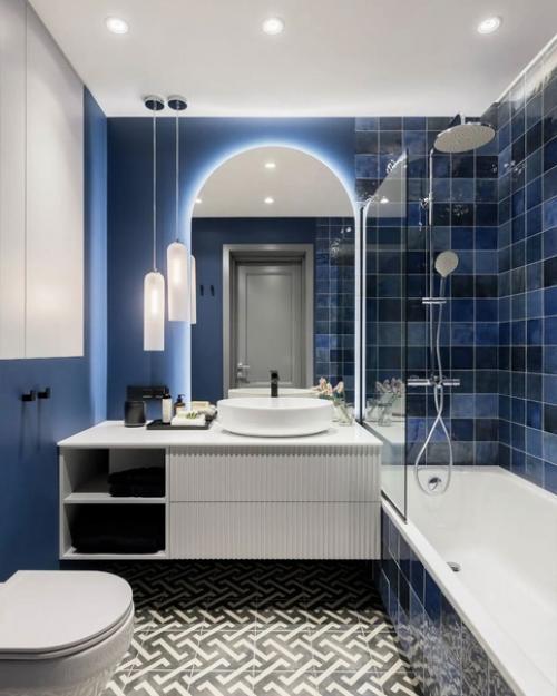 Интерьер с шикарными цветовыми решениями. 08