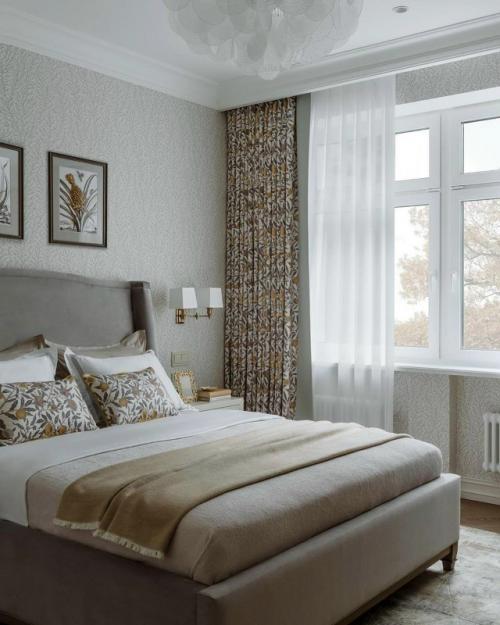 Интерьер выполненный в стиле современной классики, которая стала основным стилистическим направлением с самого начала. 02