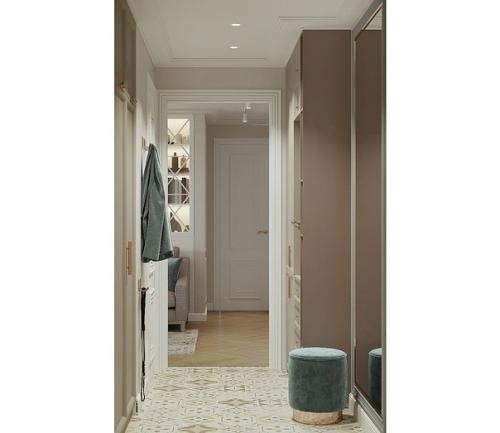 Прихожая 2. 5 м. в длину на 1. 3 м. в ширину. 02