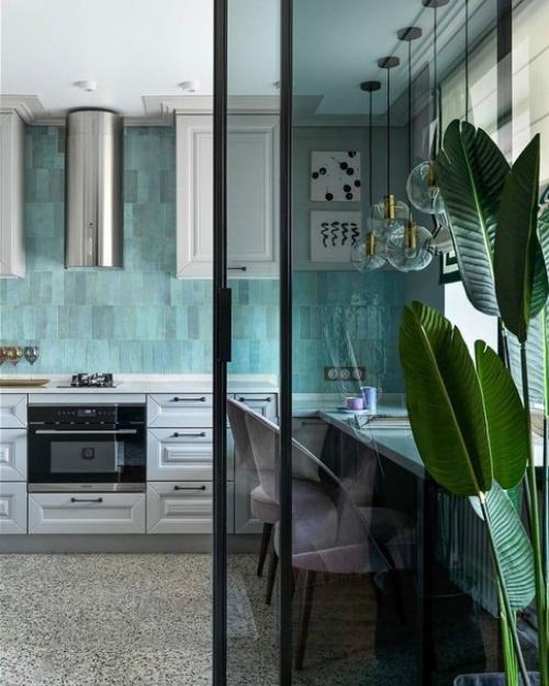 Интерьер квартиры с интересной мебелью и декором. 03