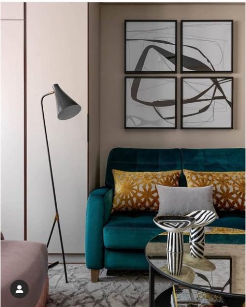 Интерьер квартиры с интересной мебелью и декором. 04