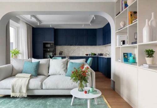 Интерьер с шикарными цветовыми решениями. 06