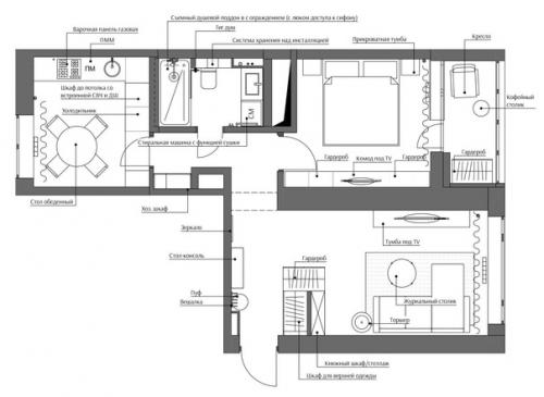 Двухкомнатная квартира в брежневке. 09