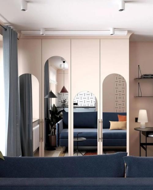 Наглядный пример, как небольшая хрущевка превратилась в стильную ягодную студию. 04