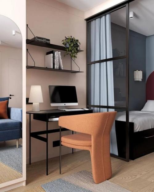 Наглядный пример, как небольшая хрущевка превратилась в стильную ягодную студию. 03