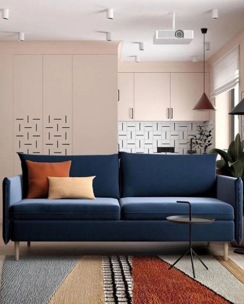 Наглядный пример, как небольшая хрущевка превратилась в стильную ягодную студию. 05