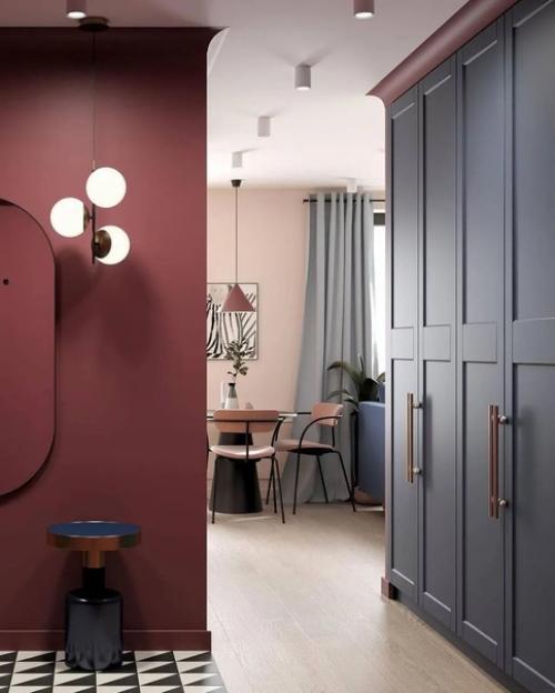 Наглядный пример, как небольшая хрущевка превратилась в стильную ягодную студию. 08