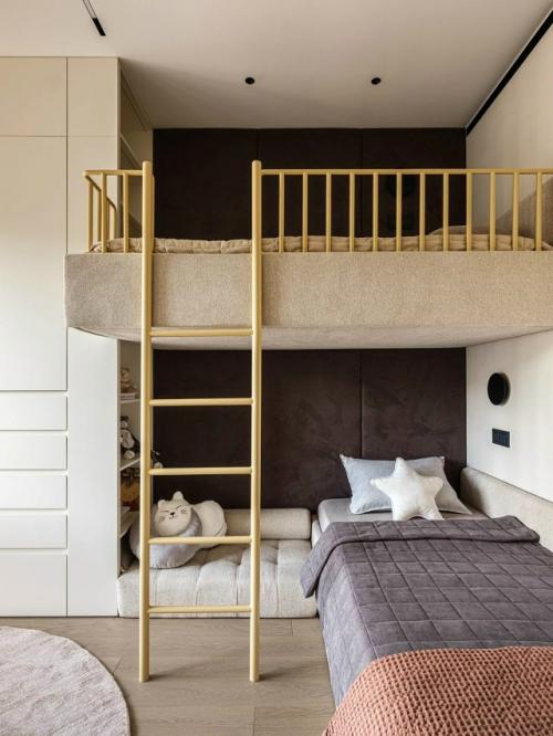 Это интерьер, в котором современные формы и сдержанная элегантность переплетаются с атмосферой загадочности. 01