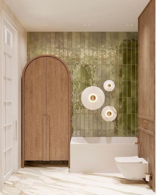 Интерьер санузла при спальне. 01