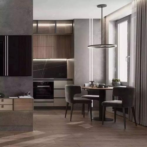 Кухня - гостиная площадью 27 кв. 04