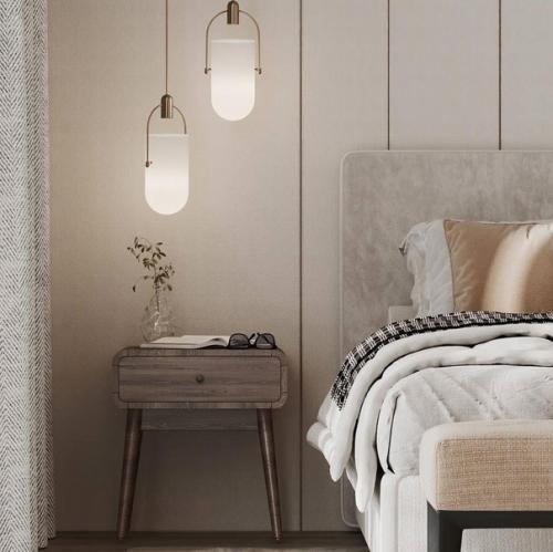 Стильная современная спальня, которая располагает к отдыху. 02