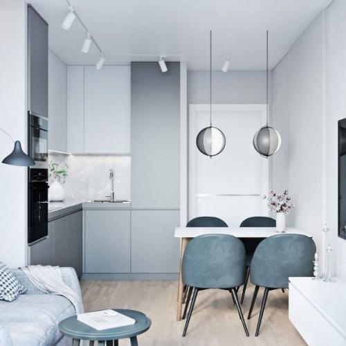 Современный интерьер, который многим будет по душе.