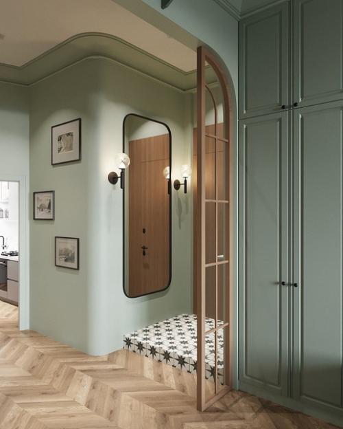 Квартира с арочным огромным окном. 03