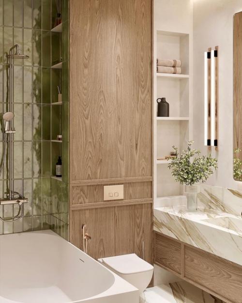 Интерьер санузла при спальне. 03