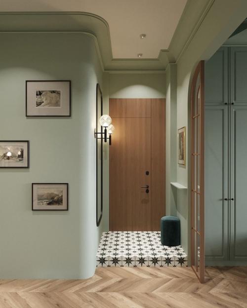 Квартира с арочным огромным окном. 02