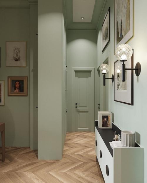 Квартира с арочным огромным окном. 04