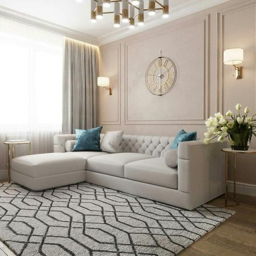 Проект квартиры в стиле современная классика. 03