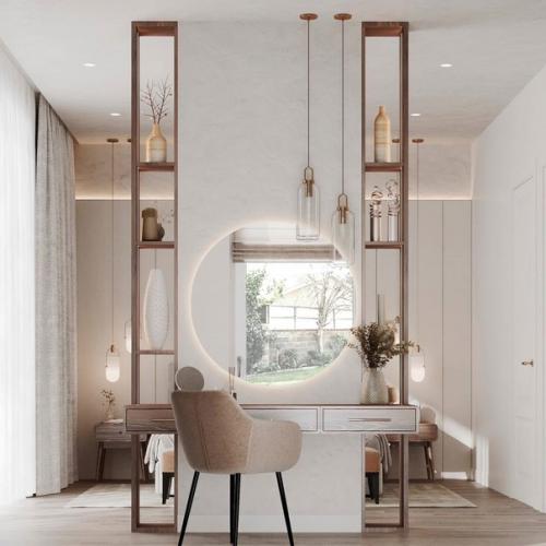 Стильная современная спальня, которая располагает к отдыху. 03