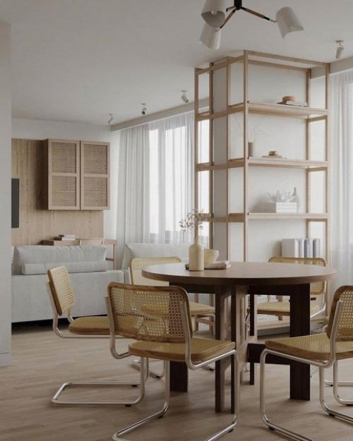 Гостиная. Дерево в интерьере очень актуальной задумкой является! 02