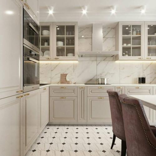 Проект квартиры в стиле современная классика. 01