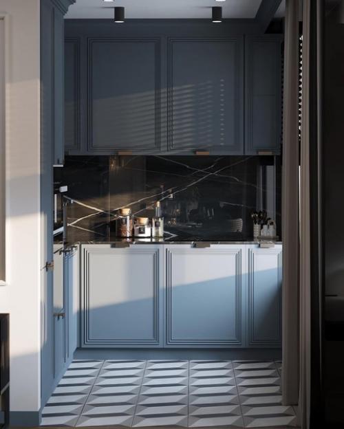 Кухня - гостиная площадью 14 кв. 01