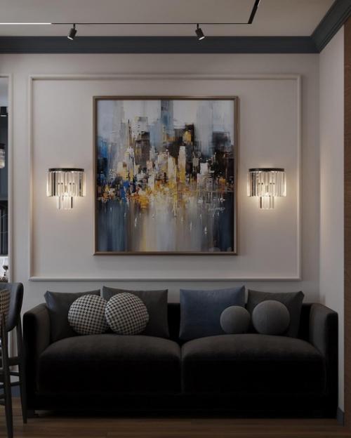 Кухня - гостиная площадью 14 кв. 07