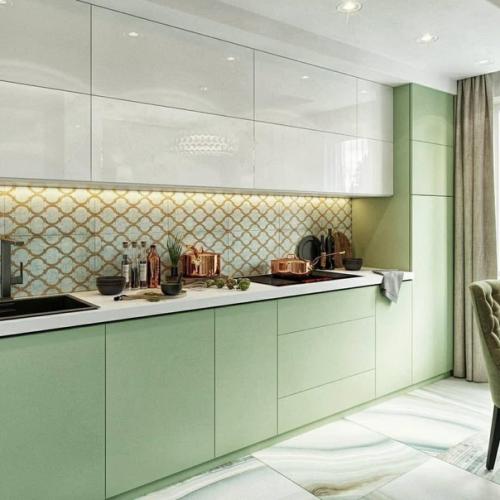 Проект небольшой кухни для двухкомнатной квартиры. 01