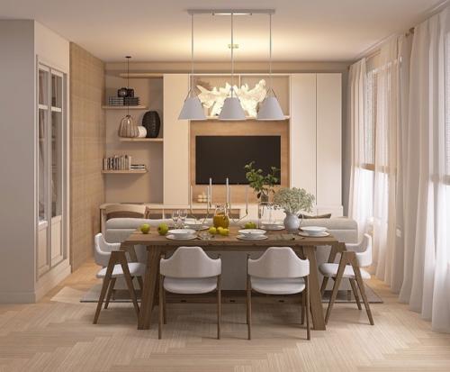 Квартира с элементами джапанди. 02