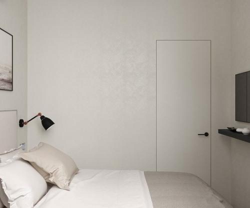 Интерьер квартиры. Нейтральные оттенки уютное воздушное пространство создают. 06