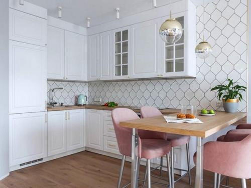 Интерьер квартиры в пастельных оттенках. 01