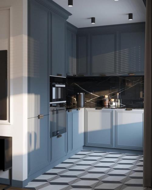 Кухня - гостиная площадью 14 кв. 02