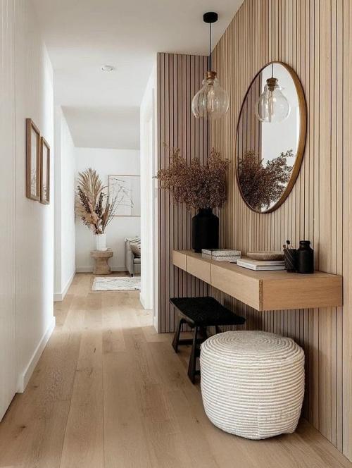 Коллекция разных прихожих, объединённых современным стилем, мягкой эстетикой и вниманием к деталям. 02