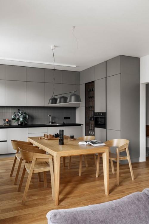 Минимализм в этом интерьере предусмотрел все для комфортной жизни - простоту, динамику, рациональное использование площади и многое другое. 05