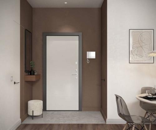 Интерьер квартиры. Нейтральные оттенки уютное воздушное пространство создают. 07