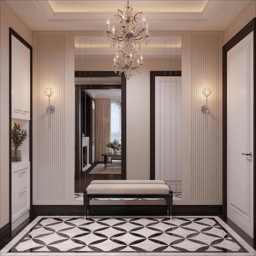 Прихожая в стиле - современная классика. 03