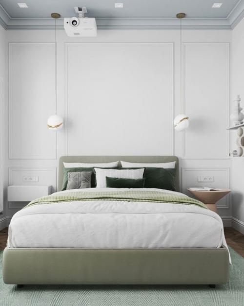 Приглушенные оттенки отлично сочетаются с натуральным деревом и вместе создают уютную атмосферу. 08